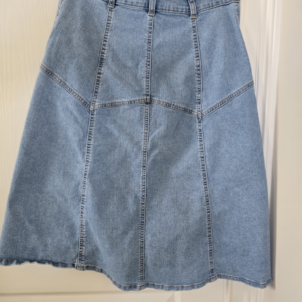 Jessica Simpson Light Blue A-Line Skirt